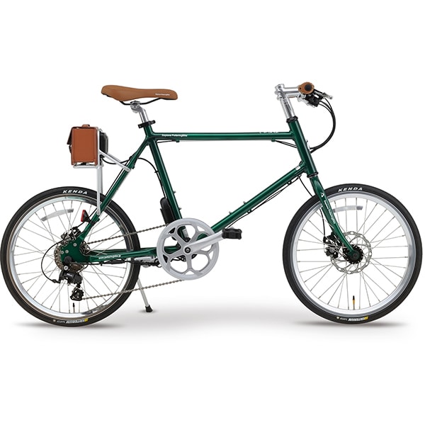 電動アシスト自転車 ミニベロ 20インチ 外装9段変速 ダークグリーンメタリック 51929 DE03