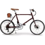 電動アシスト自転車 ミニベロ 20インチ 外装9段変速 ディープレッド 51932 DE03
