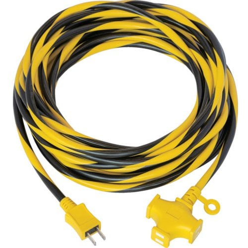 TRUSCO トラ柄 3個口延長コード 10M EC103-YB