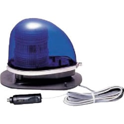 GFL-2NBB [小糸 青色丸型警光灯 2N型 ゴムマグネットタイプ （シガーライタープラグ付） 12V]