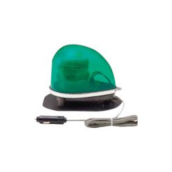 GFL2NBG [小糸 緑色丸型警光灯 2N型 ゴムマグネットタイプ 12V]