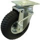 ヨドノ 空気入りタイヤ自在車ストッパー付 HCJB2.50-4