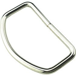 JJ-150 [ユタカメイク 平ベルト金具 月カン 50mm幅用 （2個入り）]