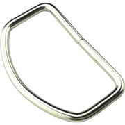 JJ-150 [ユタカメイク 平ベルト金具 月カン 50mm幅用 （2個入り）]
