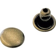 JO-S [ユタカメイク 平ベルト金具 両面カシメ 小オス・メス（各10個）]