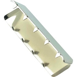 KM-130 [ユタカメイク 平ベルト金具 端末爪 30mm幅用 （2個入り）]