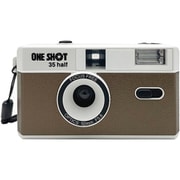 ONE SHOT 35 HALF BR [フィルムカメラ ブラウン フィルムが2倍撮れるハーフ仕様]