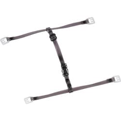 TE-4-S [トーヨーセフティ ヘルメット用アゴヒモ 透明ビニール製 スモーク]