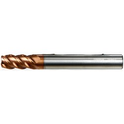 TRUSCO エンドミル 超硬ハイヘリカルラジアスエンドミル（4枚刃）Φ8XR0.1 TS50-TCRHE4080-R0.1