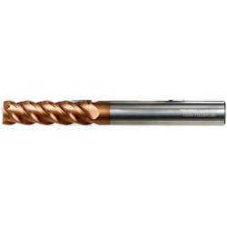 TRUSCO 超硬ハイヘリカルスクエアエンドミル（4枚刃・ギャッシュランド付）8.0 TS50-THER4080