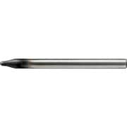 ユニオンツール 超硬合金・硬脆材加工用2枚刃ハイスピードボールエンドミル R0.35×刃長0.49×シャンク径4×全長50 UDCBH2007-0049