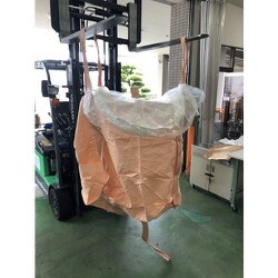 W-630 [ユタカメイク フレコンバッグ 排出口無 内袋付 直径1100mm×高さ1100mm 1000kg]