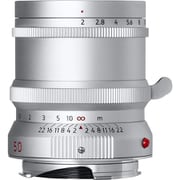 LLL-50M SPII （S） [LIGHT LENS LAB M 50mm f/2 SPII ライカMマウント シルバー セット （フード付属）]