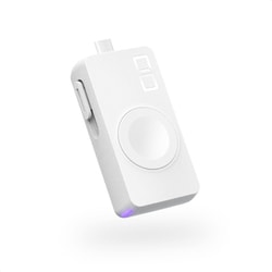 SMARTCOBY DUAL Apple Watch専用 高速充電器＆モバイルバッテリー 950mAh USB-C×1 ホワイト CIO-MB950-AW-WH