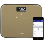 体重計 ヘルスメーター 乗るだけ 自動認識機能付 100g単位 ECLEAR Plus エクリア カフェブラウン HCS-S02BR