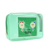 LSC002-GN [サクラクレパス商品コラボシリーズ TTC カラフル ビニールポーチ L クレヨン柄]