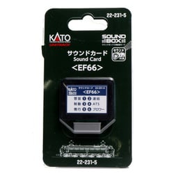 22-231-5 Nゲージ サウンドカード EF66 [鉄道模型用品]