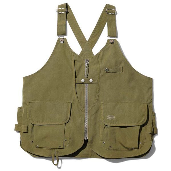 TAKIBI Vest JK-23AU10402OL Olive Sサイズ [アウトドア ベスト ユニセックス]