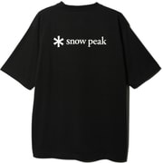 SP Back Printed Logo T shirt SPE-TS-23AU002 03 Black Mサイズ [アウトドア カットソー メンズ]