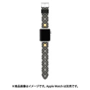 TBS0039 [AppleWatch 41/40/38mm用 バンド レザー ブラック×ホワイト]