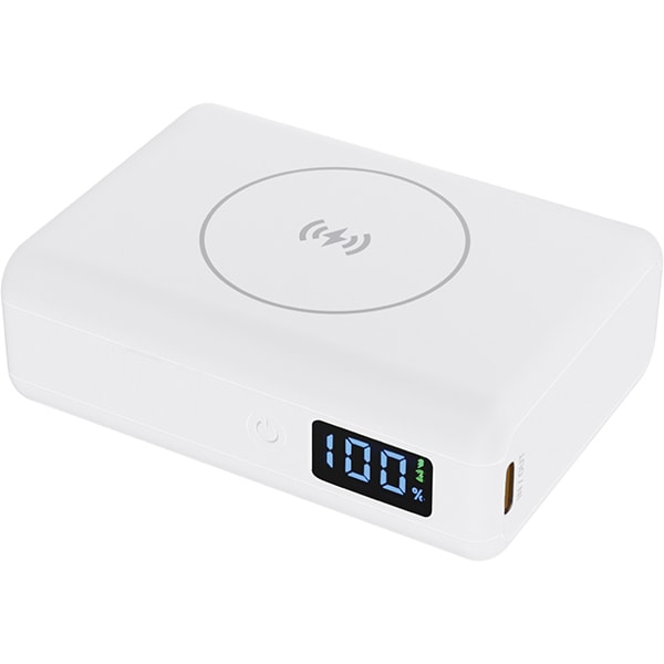 PD45W Type-C入出力対応 10000mAh 残量パーセント表示 モバイルバッテリー ホワイト HD2-MBPD45W10TGWH