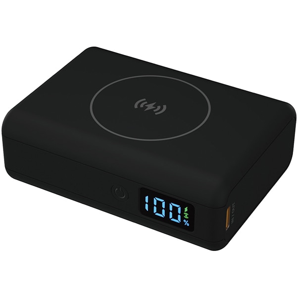PD45W Type-C入出力対応 10000mAh 残量パーセント表示 モバイルバッテリー ブラック HD2-MBPD45W10TGBK