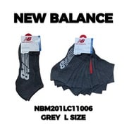 並行輸入品 NBM201LC11006 6枚組 ソックス Lサイズ GREY