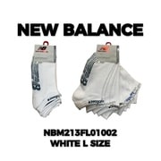 並行輸入品 NBM213FL01002 6枚組 ソックス Lサイズ WHITE