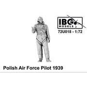 PBU7218 1/72 ポーランド軍パイロット立像1939 3Dプリント （IBG用 72U018） [プラモデル用パーツ]