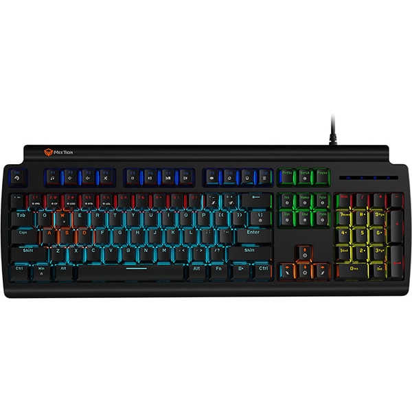 LED付きメカニカルフルキーボードブラック MT-MK600MXBK