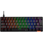 LEDコンパクトキーボード ブラック MT-MK005