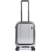 スーツケース INTER CITY(インターシティ) フロントオープン 48c 旅行日数目安:1~2拍 35L TSAロック搭載 機内持ち込み可 シルバー 60520