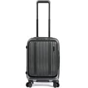 スーツケース INTER CITY(インターシティ) フロントオープン 48c 旅行日数目安:1~2拍 35L TSAロック搭載 機内持ち込み可 ブラックヘアライン 60520