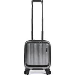 スーツケース INTER CITY（インターシティ） フロントオープン コインロッカー38c 旅行日数目安：1～2泊 22L TSAロック搭載 機内持ち込み可 ブラックヘアライン 60524