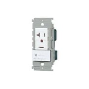 WTL1931719W [アドバンスシリーズ 接地コンセント、「入」「切」表示スイッチBエアコン用埋込スイッチ付コンセント（15A・20A兼用アースターミナル付20A）（プレート付） マットホワイト]