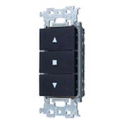 アドバンスシリーズ 埋込電動シャッタ用押釦スイッチセット（3a接点） マットブラック WTA5498BK