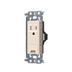 WTL11313F [アドバンスシリーズ 埋込アースターミナル付接地コンセント（金属枠付） ベージュ]