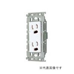 WTL116249F [アドバンスシリーズ 埋込抜け止め接地ダブルコンセント（絶縁枠付） ベージュ]