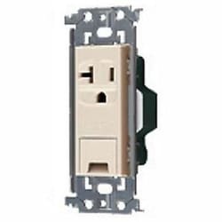 WTL19313F [アドバンスシリーズ 15A・20A兼用埋込アースターミナル付接地コンセント（金属枠付） ベージュ]
