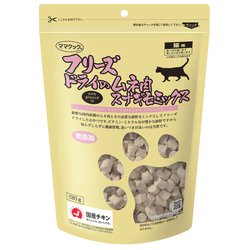 フリーズドライのムネ肉スナギモミックス 猫用 130g