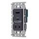 WTL147740H [アドバンスシリーズ 埋込充電用USBコンセント2ポート（18W）（USB-A・C）（扉付コンセント付） グレー]