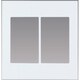 アドバンスシリーズ セレクトスイッチプレート（2連用） マットホワイト WTA8102W