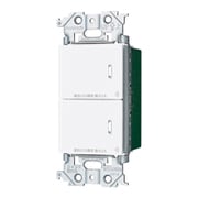 WTY2202W [アドバンスシリーズ リンクプラス 埋込ダブルスイッチ（2線式・親器・受信器・3路配線対応形） マットホワイト]