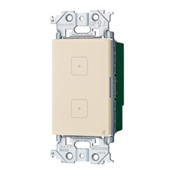 WTY2422F [アドバンスシリーズ リンクプラス タッチ ダブルスイッチ（受信器） マットベージュ]