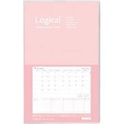 ロジカルダイアリー 2024 カバータイプ A5 スリム ピンク NS-SA501-24P