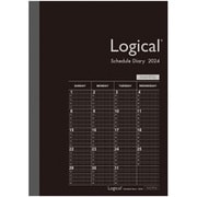 ロジカルダイアリー 2024 月間ノートタイプB A5 ブラック NS-A502-24BD