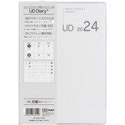 UDダイアリー 2024 A5 ホワイト UD-A501-24W