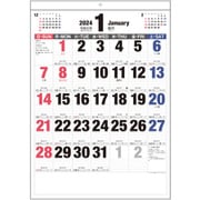 COC-CLH-B3B-24 [壁掛けカレンダー 2024 文字月表B（ボールド） 四六4切]