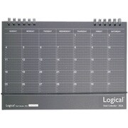 ロジカルダイアリー 2024 リングタイプ A5 ブラック CLT-A502-24D