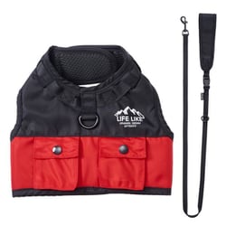 115R02 [OUTDOORマウンテンハーネス レッド M]